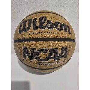 Wilson NCAA Street Shot Composite Leather I/O Basketball WTB0945 Size 29.5" Worn